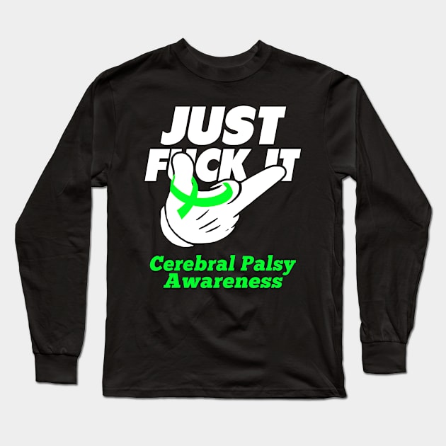 Cerebral Palsy Syndrome Awareness Warrior Support Cerebral Palsy Syndrome Gifts Long Sleeve T-Shirt by ThePassion99